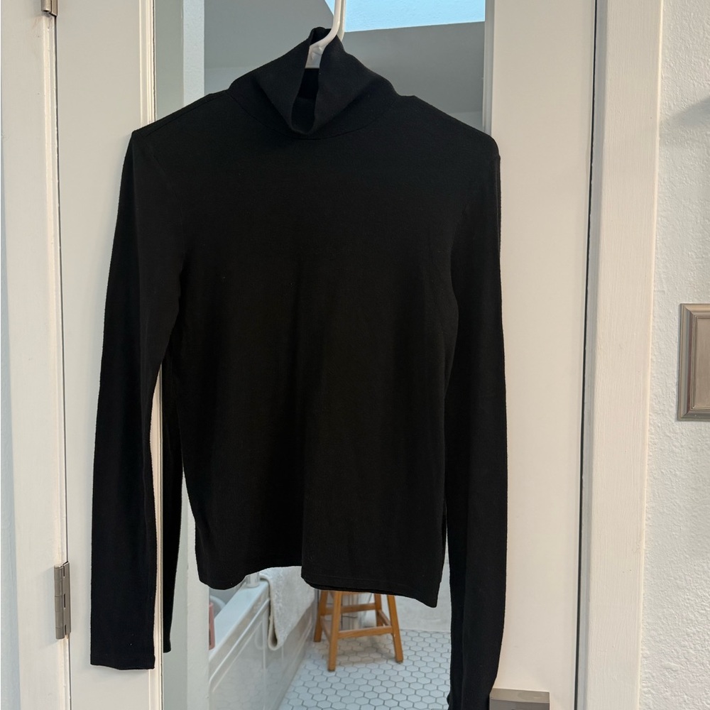 The Row Black Turtleneck